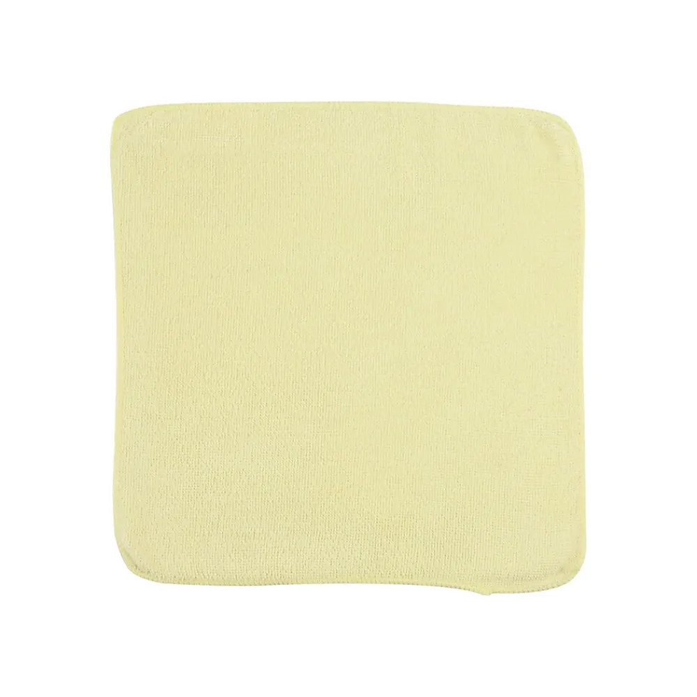 Rubbermaid Microfiber Cleaning Rags, 12" x 12", Yellow, 24 Rags/Pack (1820580)