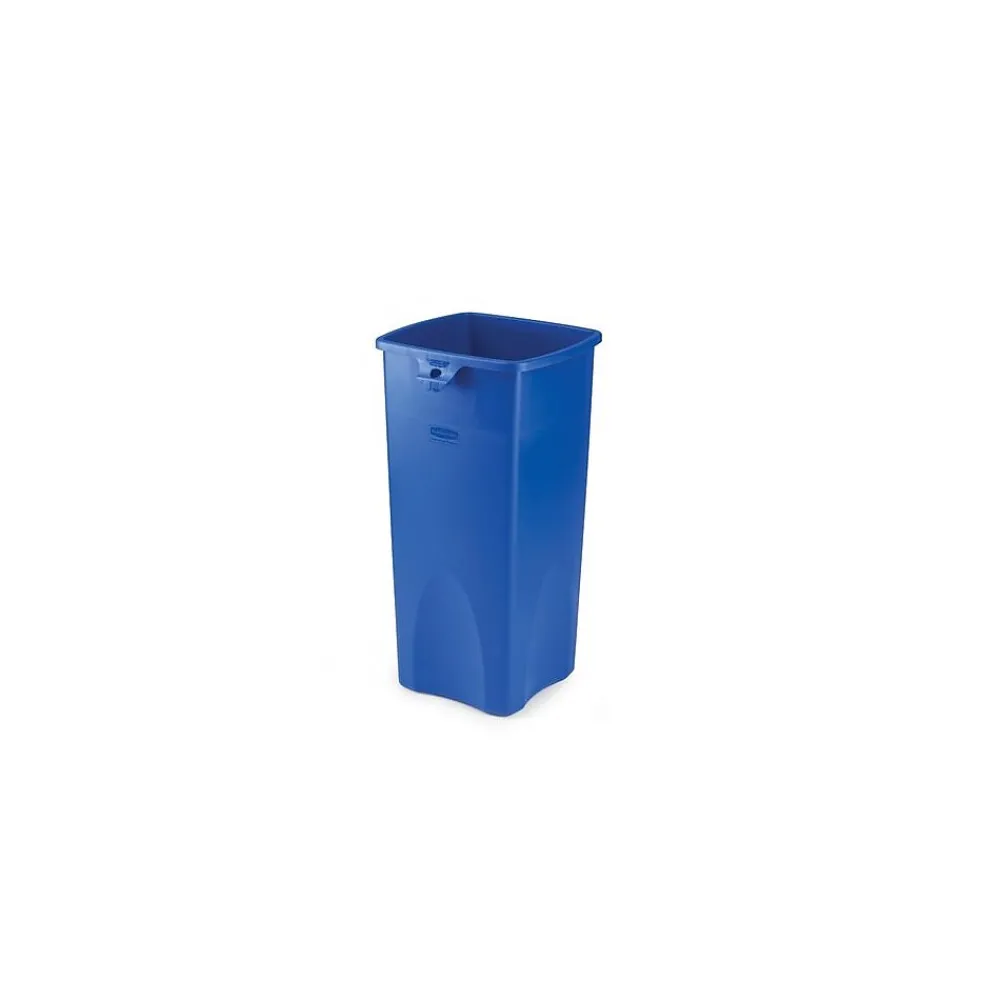 Rubbermaid Recycling Container, Desk High, 23 Gallons, Blue (FG356973BLUE)