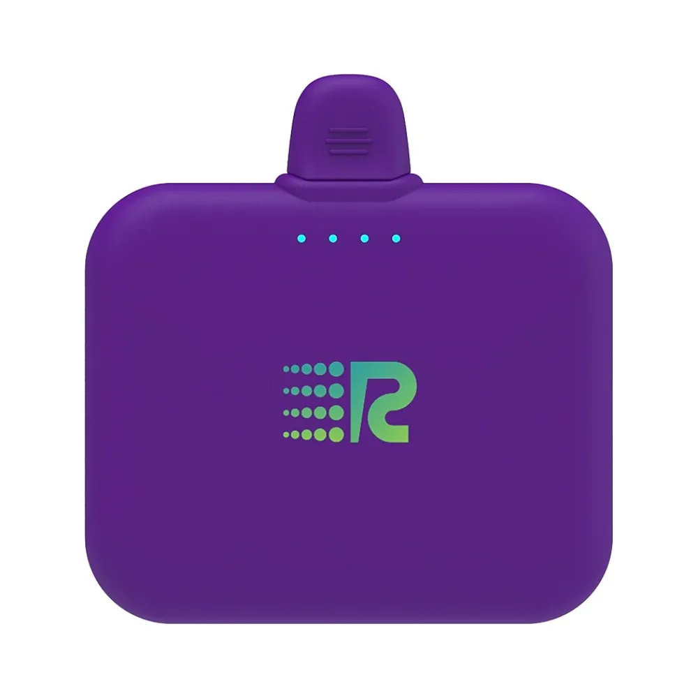 Rush Charge Air USB-C Power Bank, 2500mAh, Purple (RC25-C-G2-PURP)