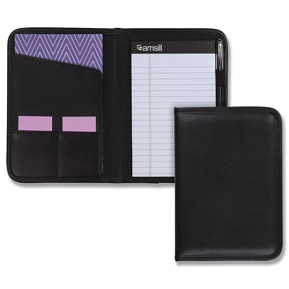 Samsill Professional Padfolio, Black (SAM70811)