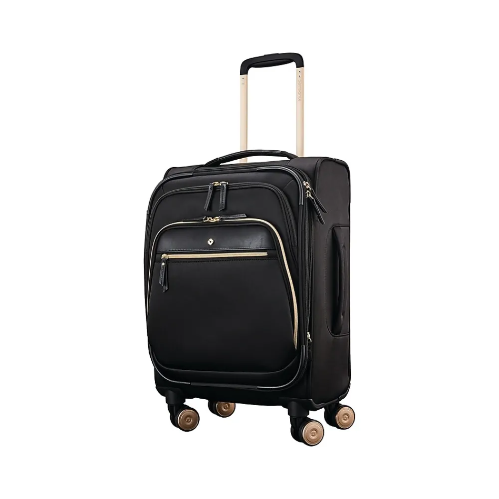 Samsonite 22" Carry-On Suitcase, 4-Wheeled Spinner, Black (128168-1041)