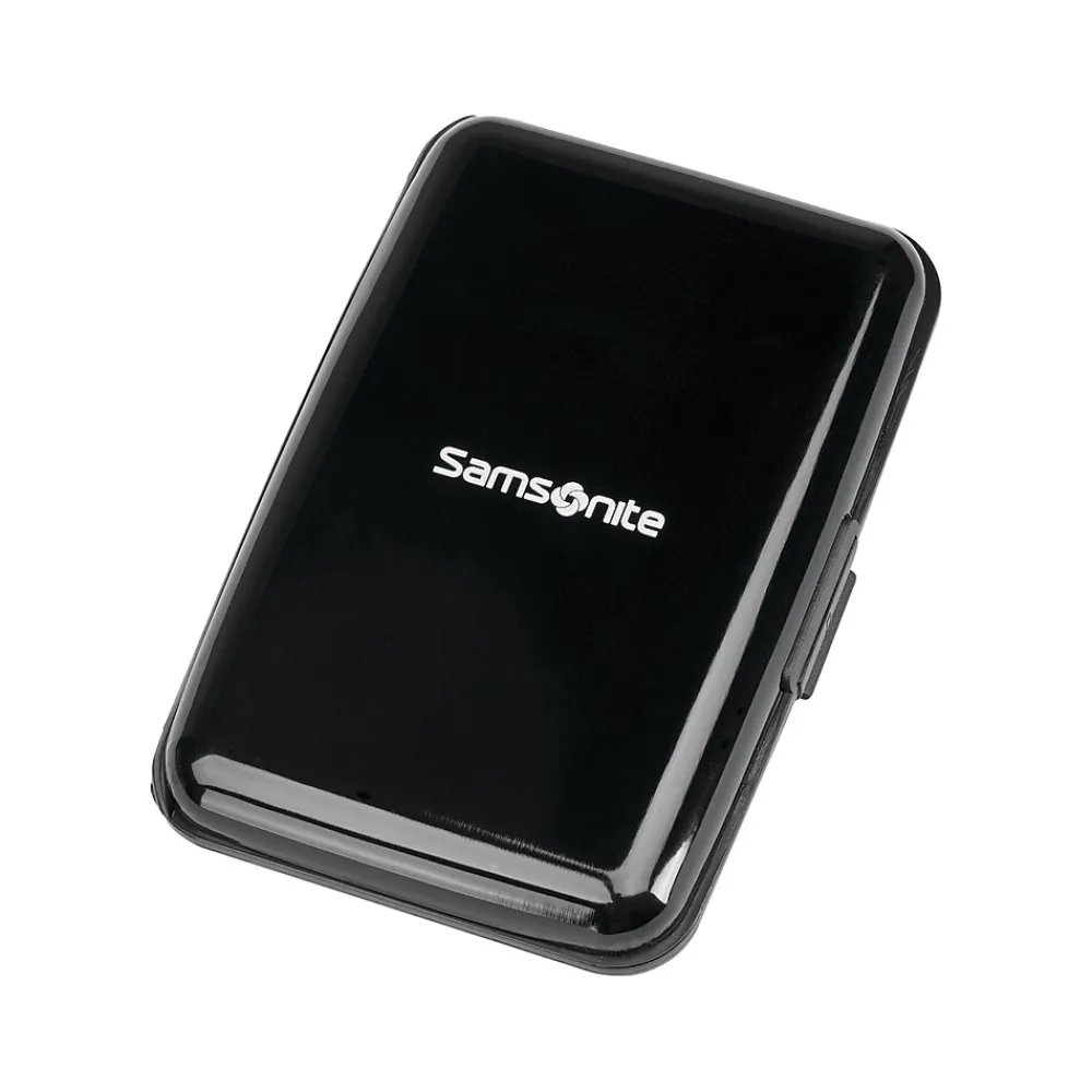 Samsonite Aluminum RFID Wallet, Black, 4.24" (89057-1041)