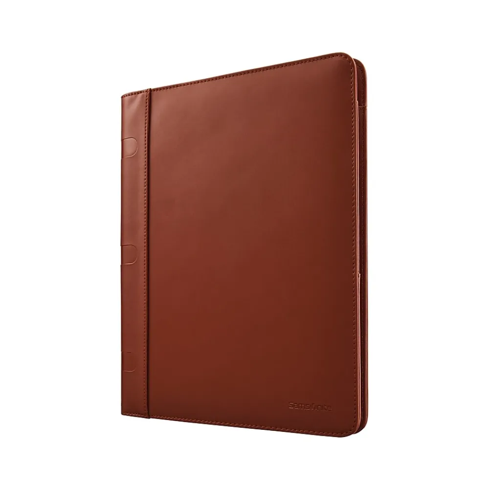 Samsonite Business Leather Padfolio, Saddle (116468-1770)