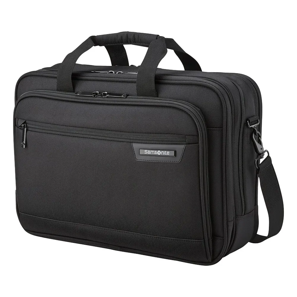 Samsonite Classic Business 2.0 Laptop Briefcase, Black Polyester (144294-1041)