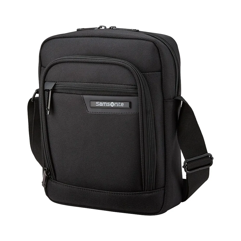 Samsonite Classic Business 2.0 Polyester Cross-Body Messenger Bag, Black (141275-1041)