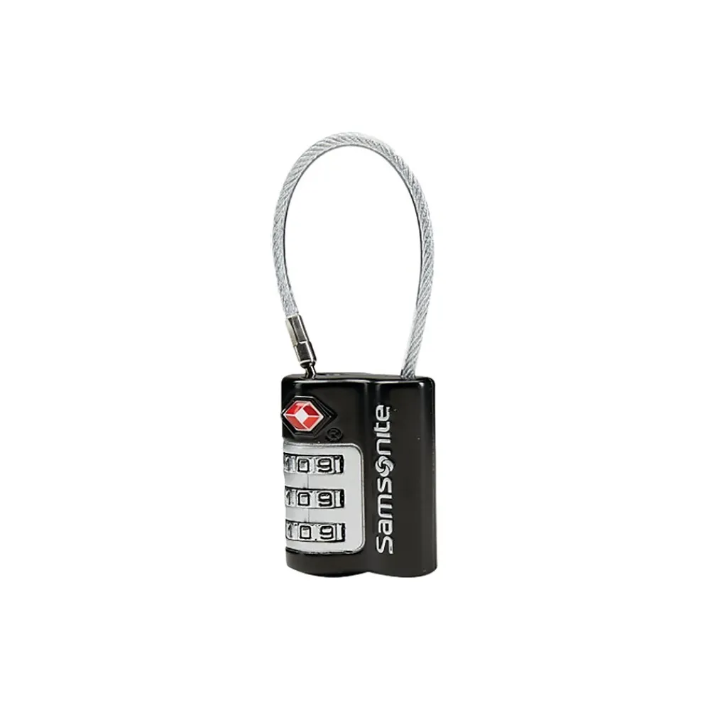 Samsonite 3-Digit Combination Lock, Black (91956-1582)