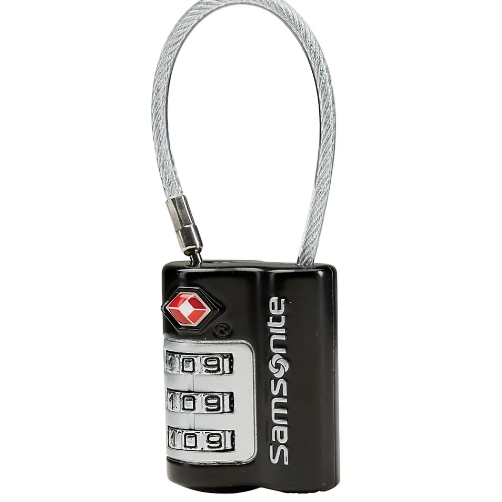 Samsonite 3-Digit Combination Lock, Black (91161-1041)