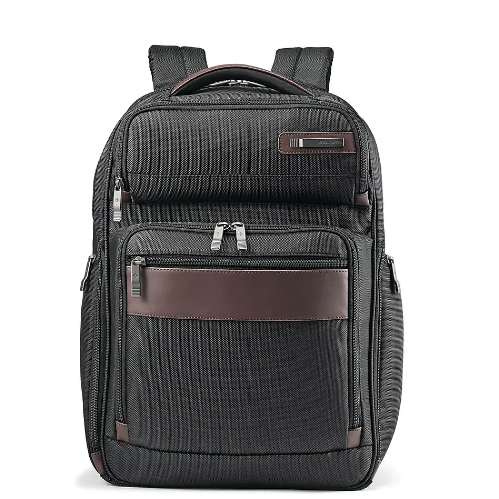 Samsonite Kombi Backpack, Solid, Black/Brown (92310-1051)