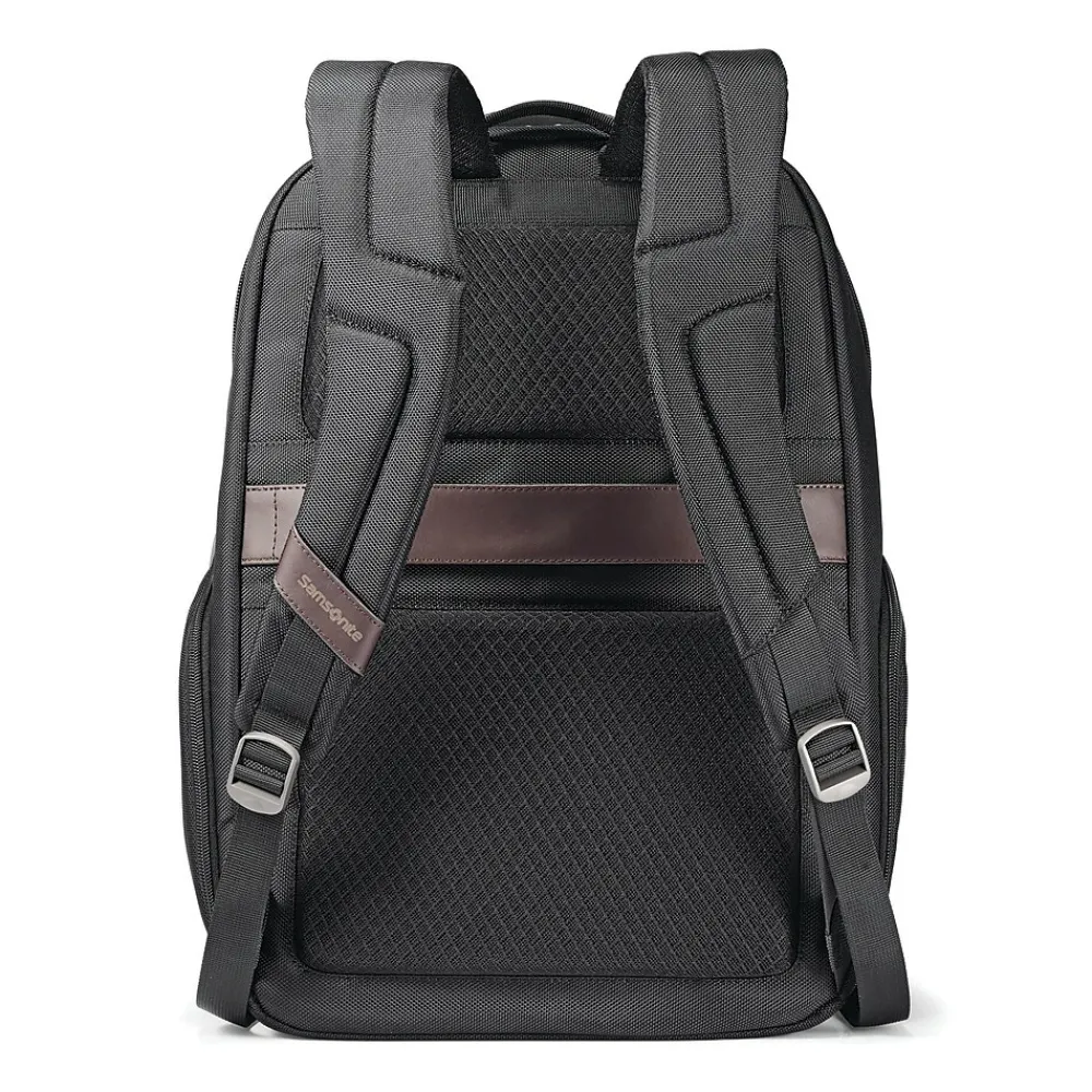 Samsonite Kombi Backpack, Solid, Black/Brown (92310-1051)