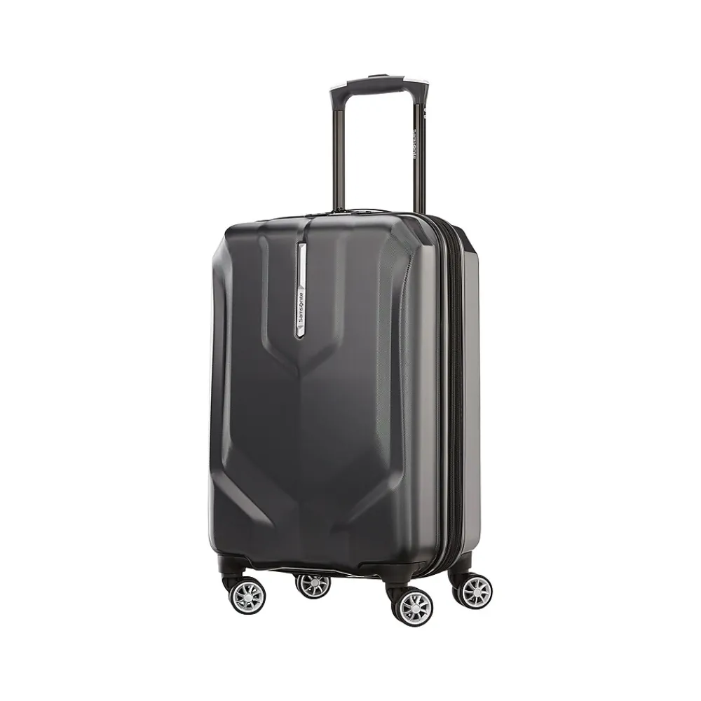 Samsonite Opto PC 2 22" Hardside Carry-On Suitcase, 4-Wheeled Spinner, Black (131421-1041)