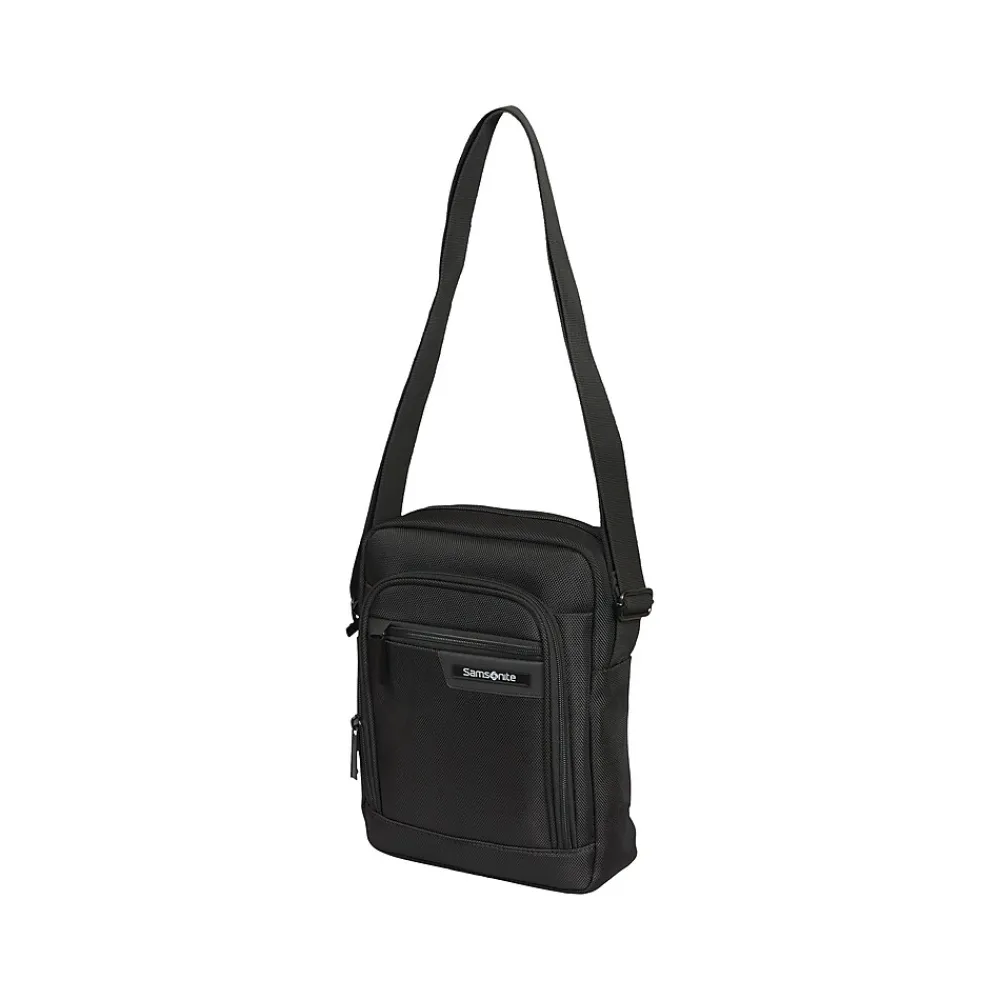 Samsonite Polyester Cross-Body Messenger Bag, Black (147176-1041)