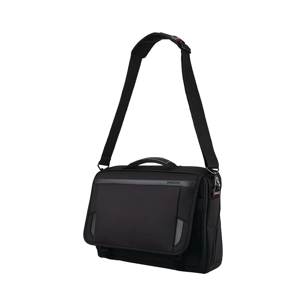 Samsonite Pro Nylon Business Messenger Bag, Black (126361-1041)