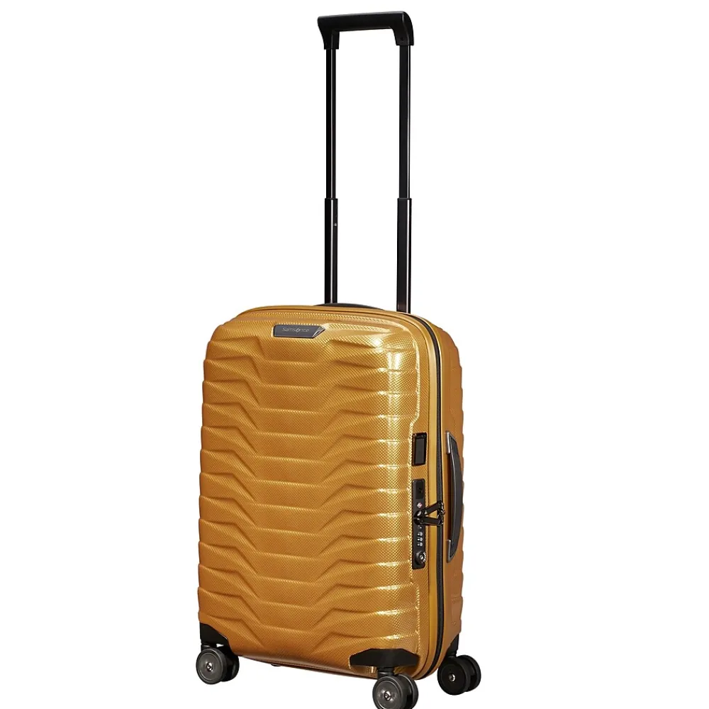 Samsonite Proxis Hardside Carry-On Suitcase, 8-Wheeled Spinner, Honey Gold (141845-6856)