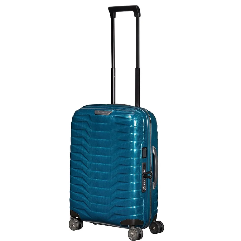 Samsonite Proxis Hardside Carry-On Suitcase, 8-Wheeled Spinner, Pretol Blue (141845-1686)