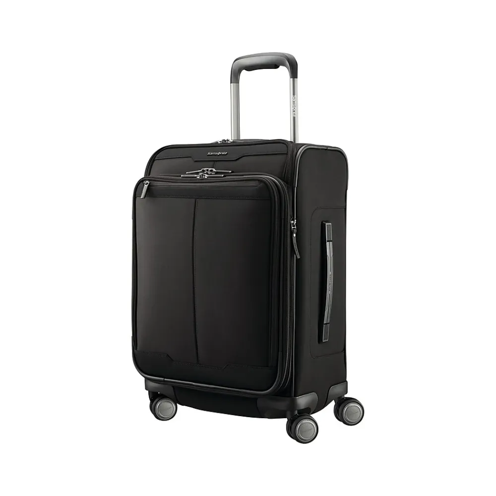 Samsonite Silhouette 17 23" Carry-On Suitcase, 4-Wheeled Spinner, Black (139016-1041)