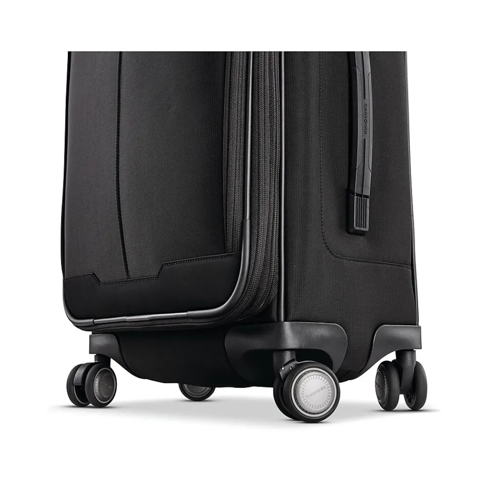 Samsonite Silhouette 17 23" Carry-On Suitcase, 4-Wheeled Spinner, Black (139016-1041)