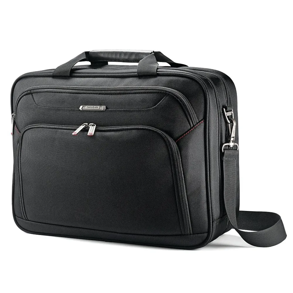 Samsonite Xenon 3.0 Laptop Briefcase, Black Polyester (89433-1041)