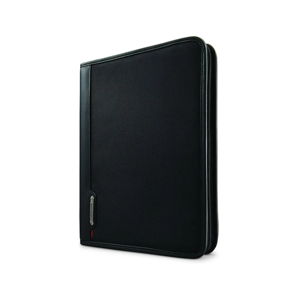 Samsonite Xenon Business Fabric Padfolio with Zipper Closure, Black (116466-1041)