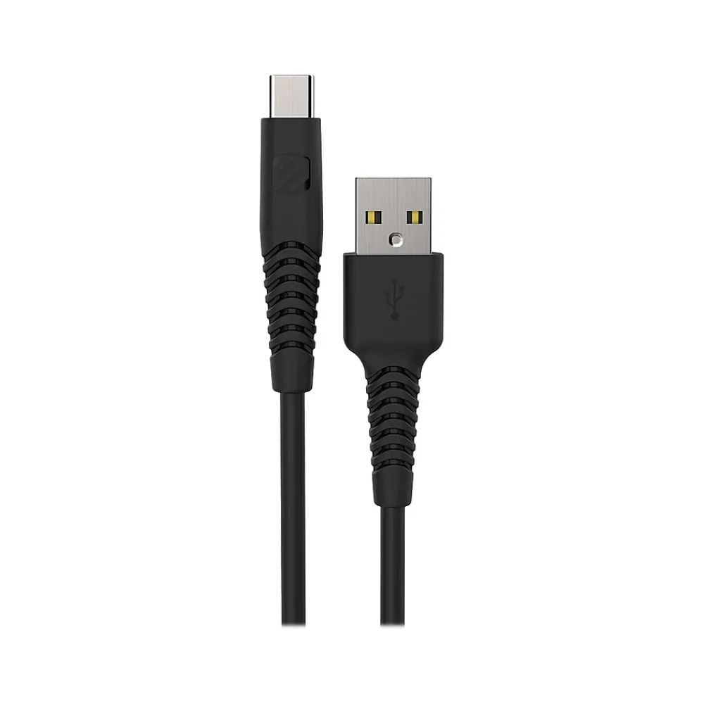 scosche SyncAble 10' USB A Male/C Male, Black (HDCA210)