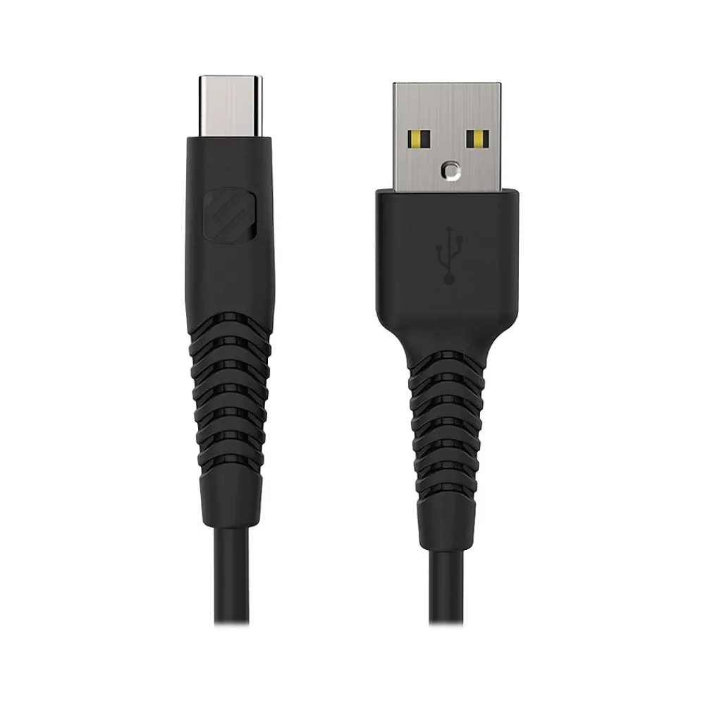 scosche SyncAble 10' USB A Male/C Male, Black (HDCA210)