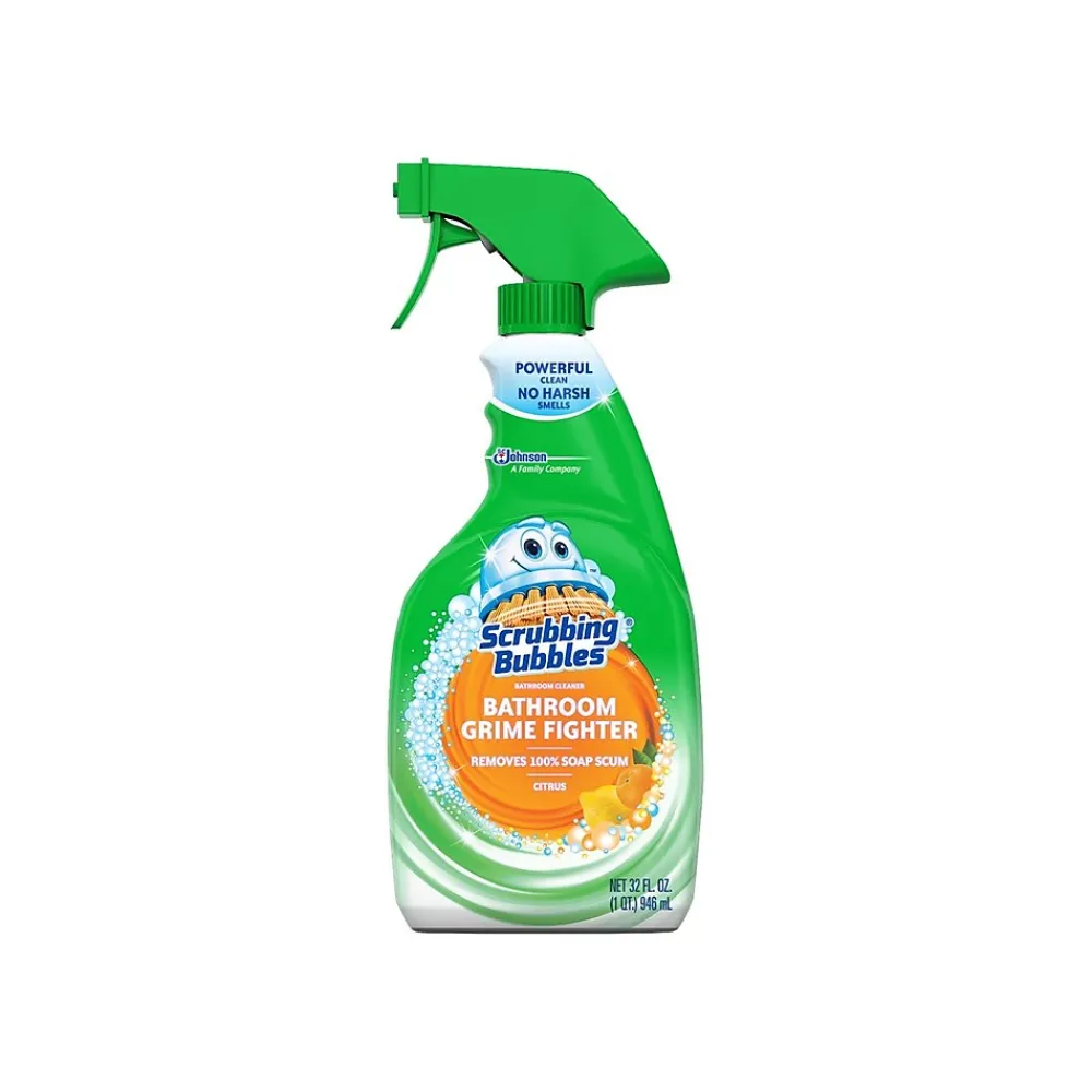 Scrubbing bubbles Bathroom Grime Fighter Cleaner, Citrus, 32 Oz. (306111)