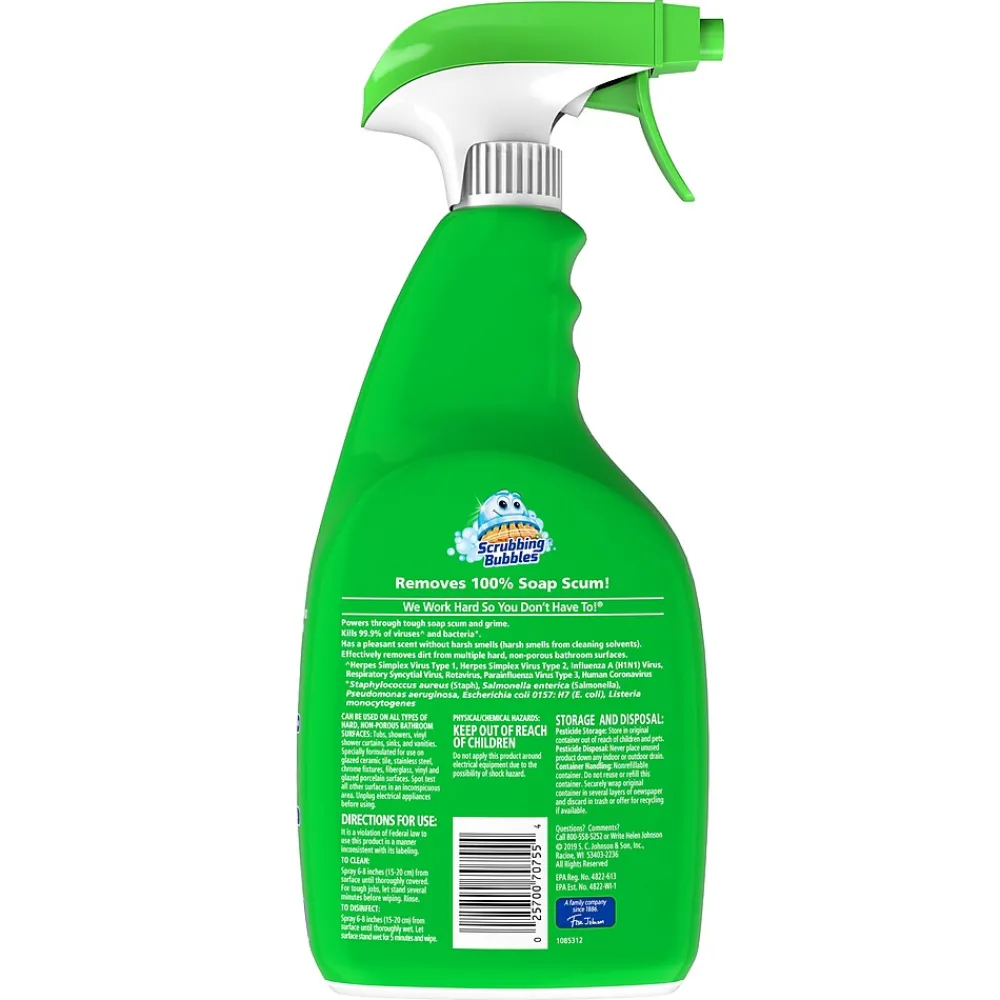 Scrubbing bubbles Bathroom Grime Fighter Cleaner, Citrus, 32 Oz. (306111)