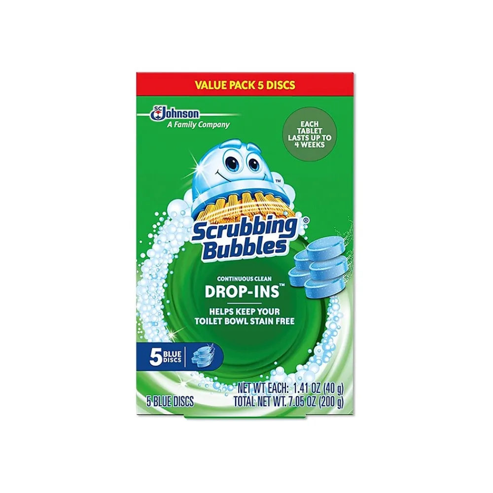 Scrubbing bubbles Drop-Ins Toilet Cleaning Tablets, 5/Pack (307946)