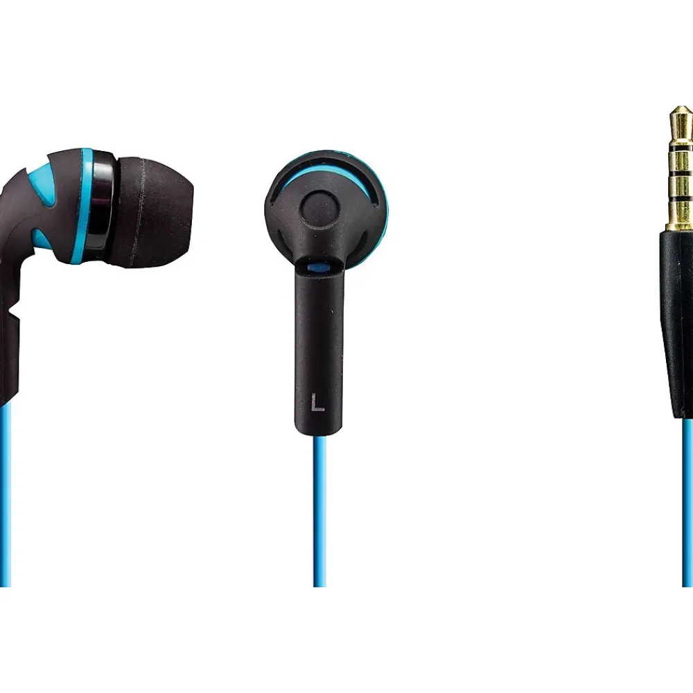 Sentry Neons Earbuds, Aqua