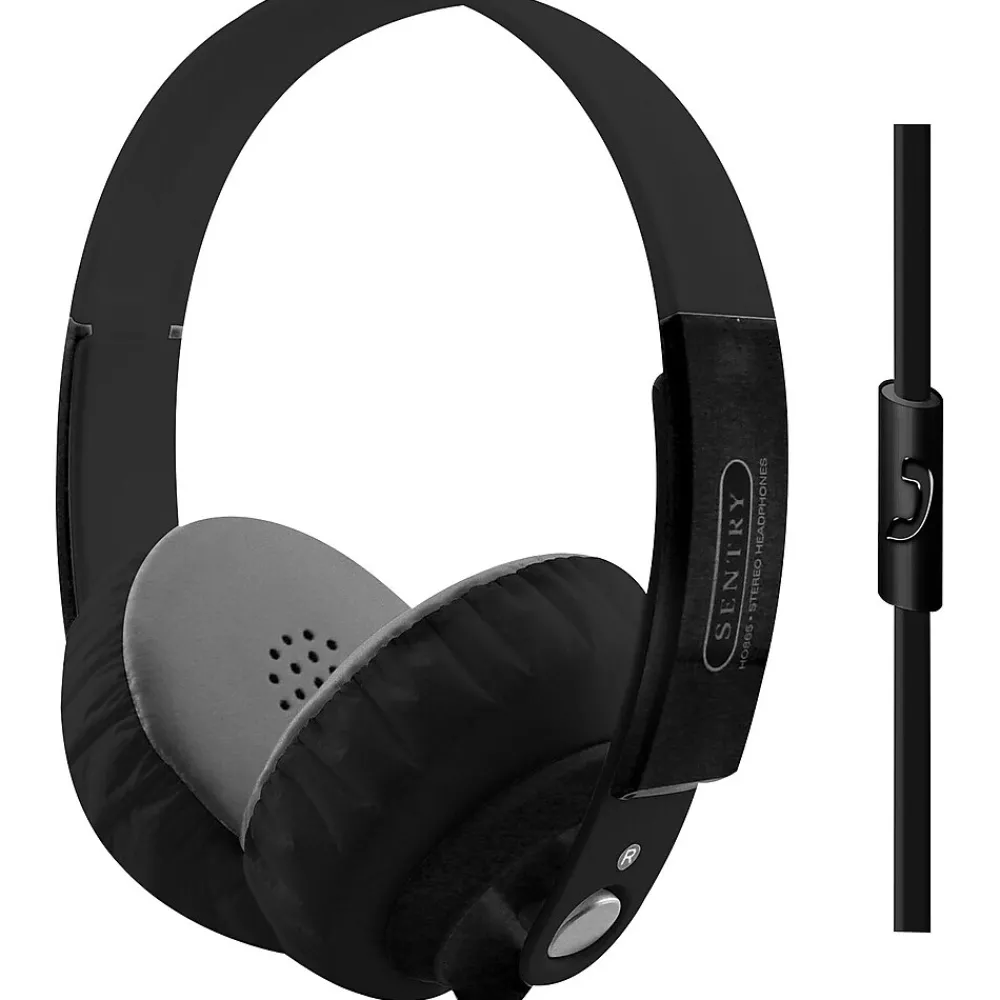 Sentry Platinum Headphones, Black