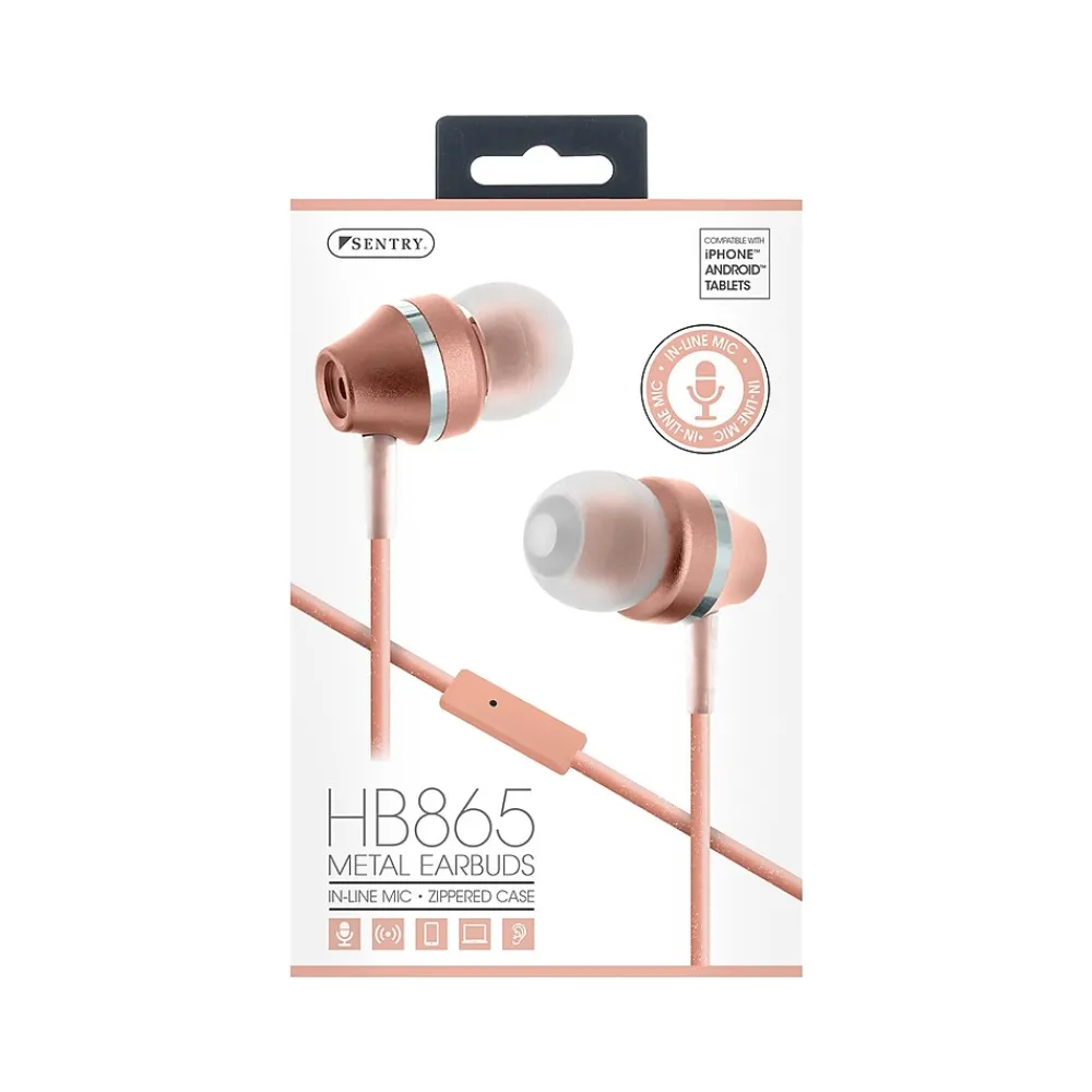 Sentry Stereo Headphones, Rose Gold (HB865RS)