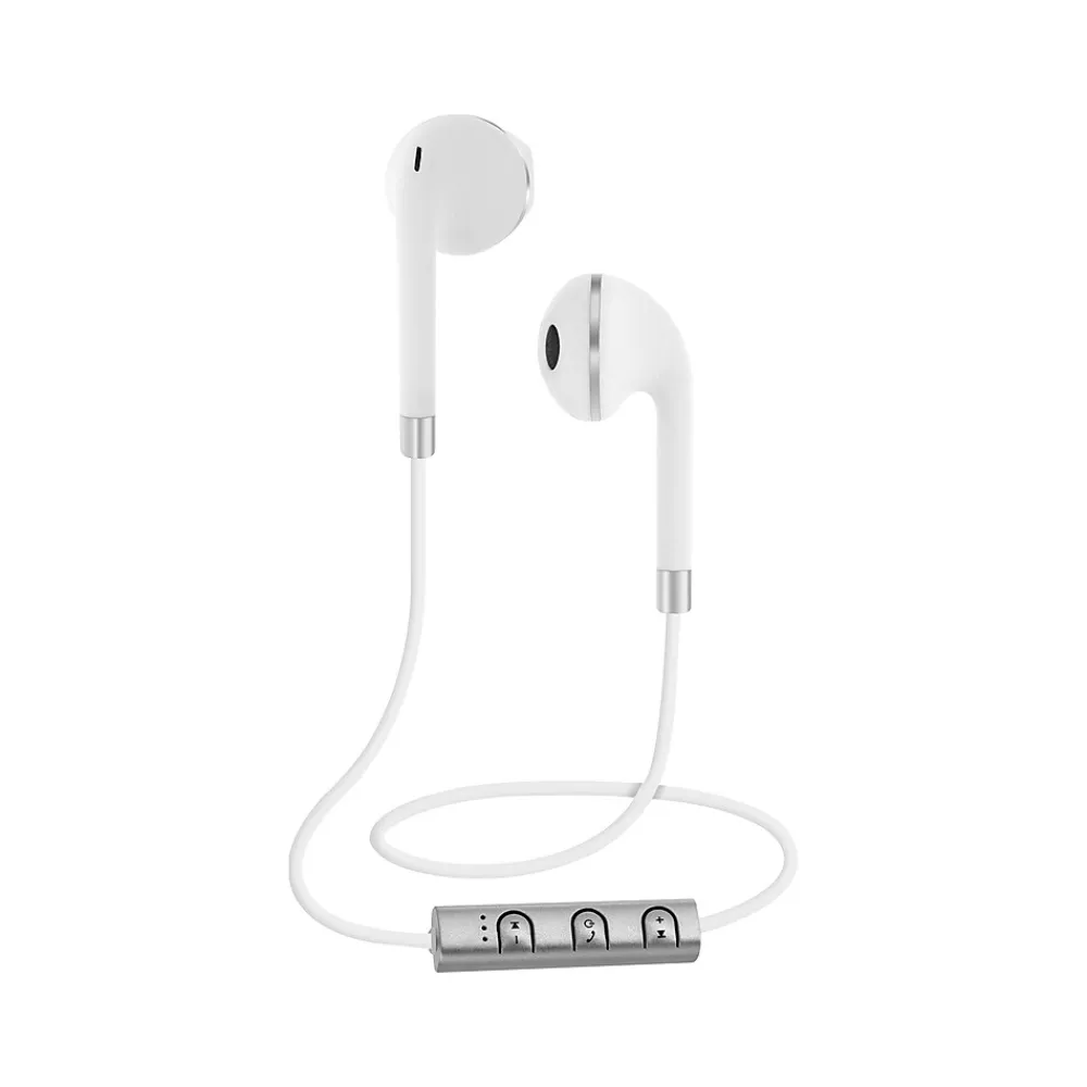 Sentry Wireless Bluetooth Stereo Headphones, Silver (BT879)