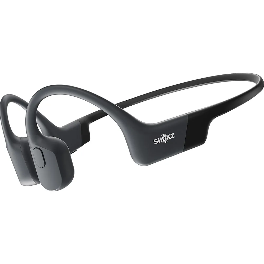 Shokz OpenRun Mini Bone-Conduction Headphones with Microphones, Black (VXLS803MNBKUS)