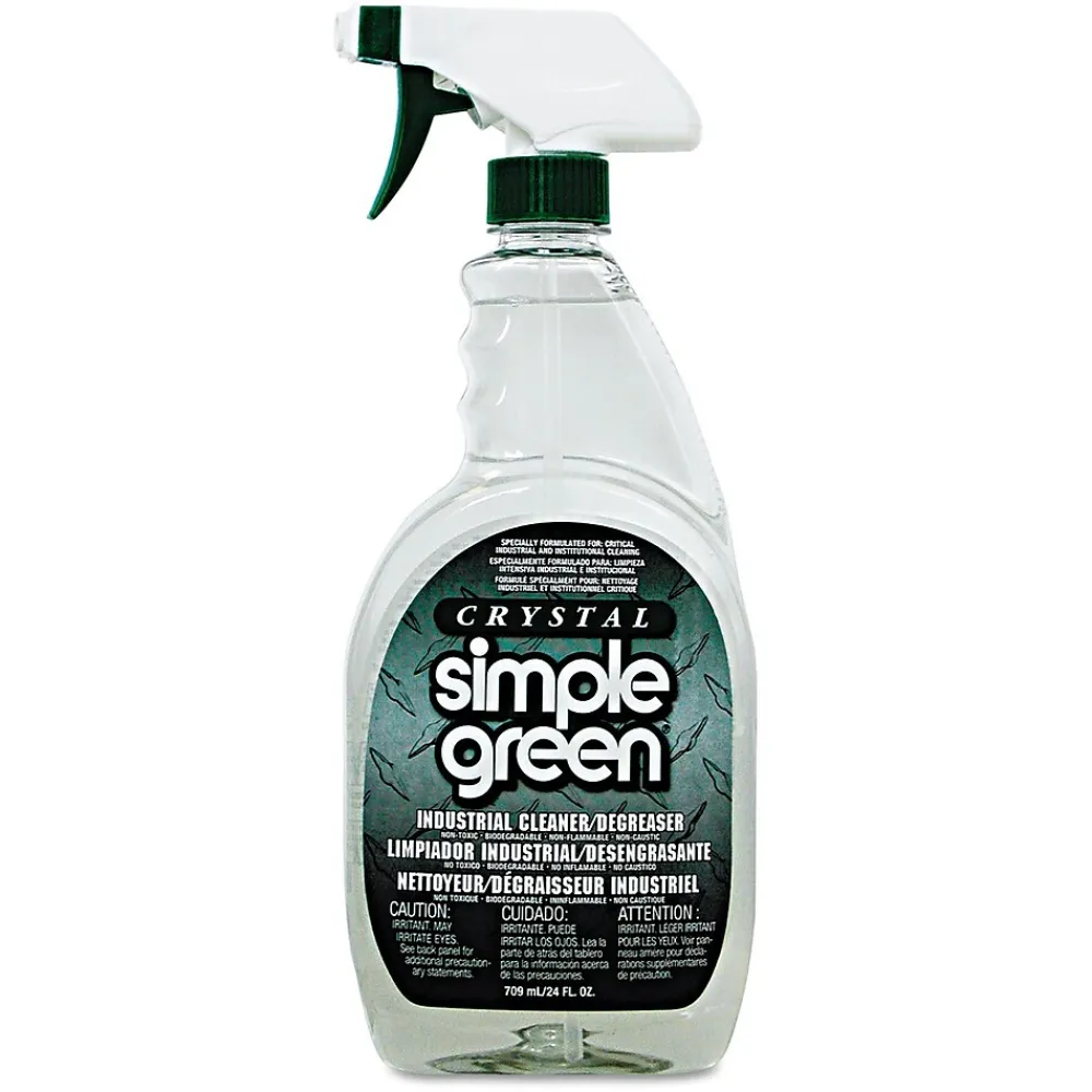 Simple Green All-Purpose Industrial Cleaner Degreaser, 24 oz, 12/Case (DYM 23332)