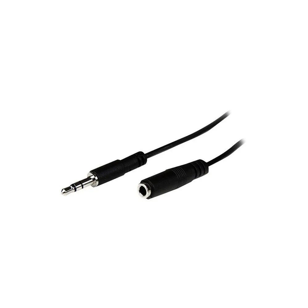 StarTech MU1MMFS Stereo Extension Audio Cable, Black