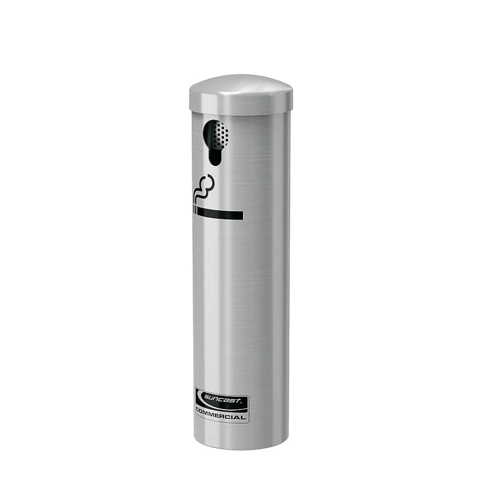 Suncast Commercial Stainless Steel Outdoor Cigarette Receptacle (MSO415)