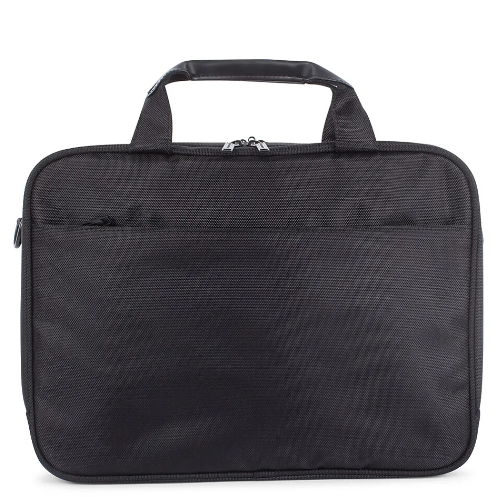 Swiss Mobility Purpose Polyester Executive Briefcase, Black (EXB1005SMBK)