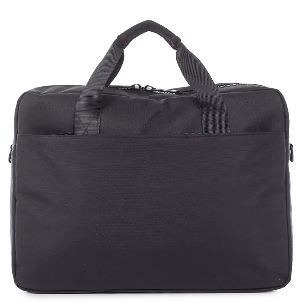 Swiss Mobility Stride Polyester Executive Briefcase, Black (EXB1020SMBK)