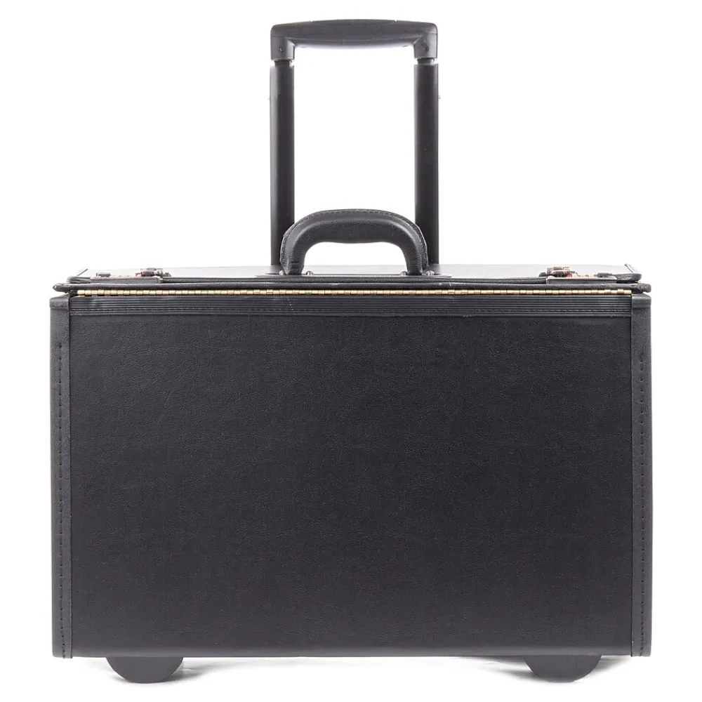 Swiss Mobility Vegan Leather Business Case On Wheels, Black (251622)