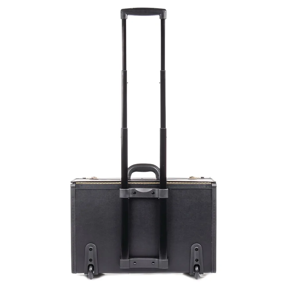 Swiss Mobility Vegan Leather Business Case On Wheels, Black (251622)