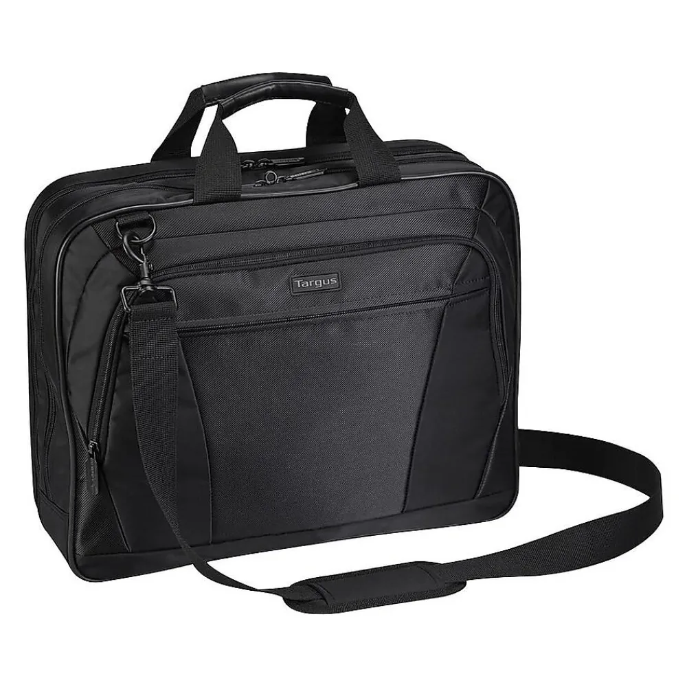 Targus CityLite Laptop Briefcase, Black Polyester (TBT053US)