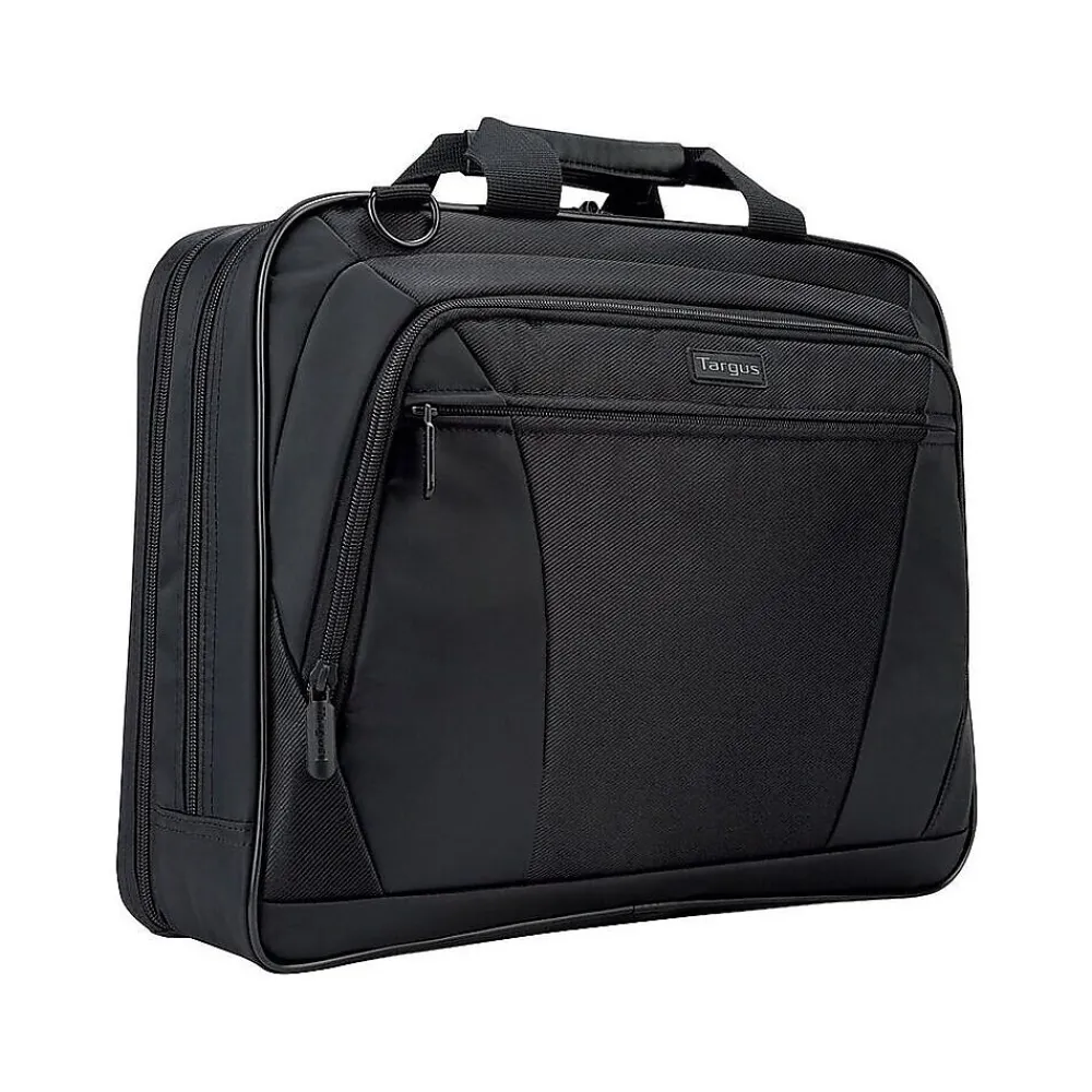 Targus CityLite Laptop Briefcase, Black Polyester (TBT053US)