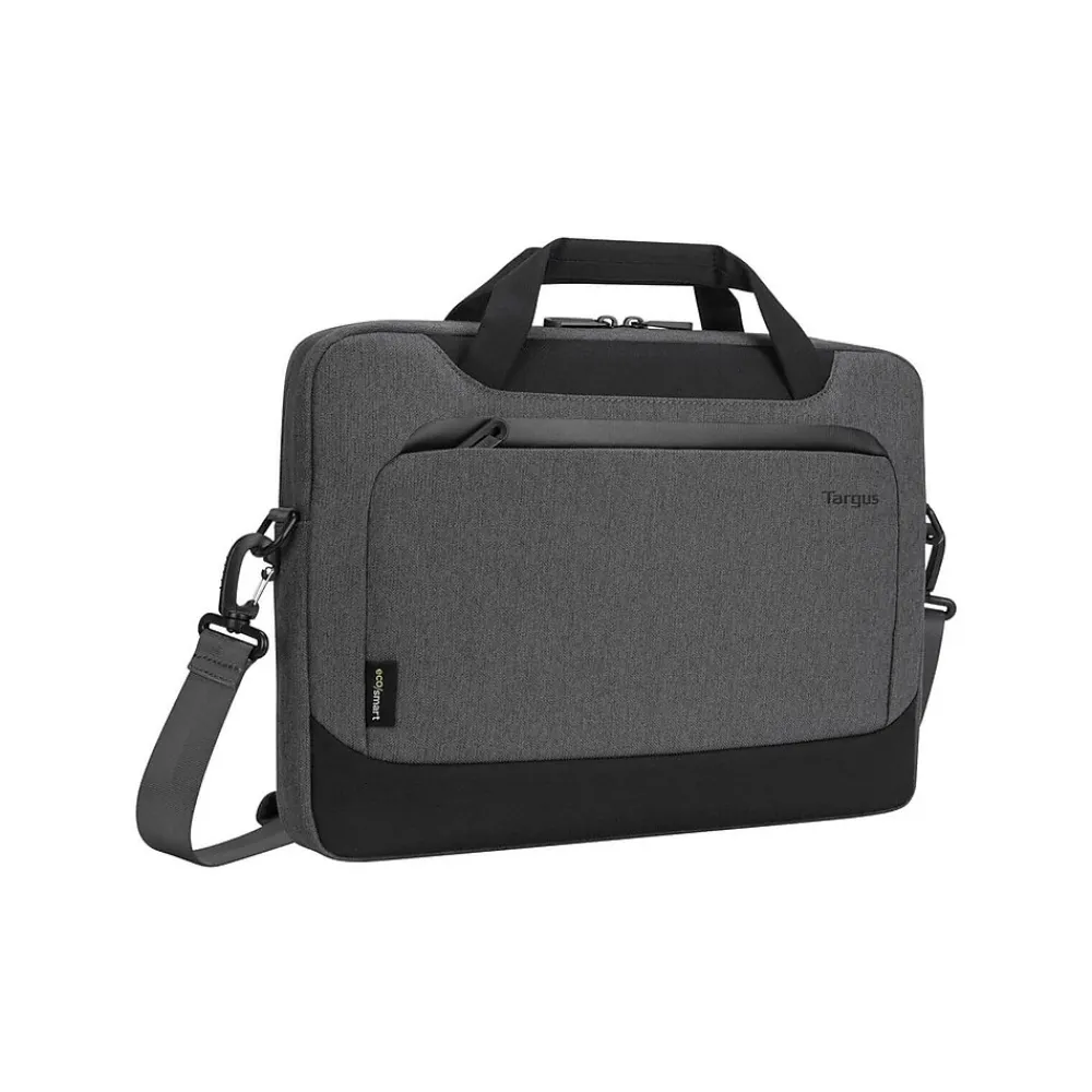 Targus Cypress Laptop Briefcase, Gray Fabric (TBS92602GL)