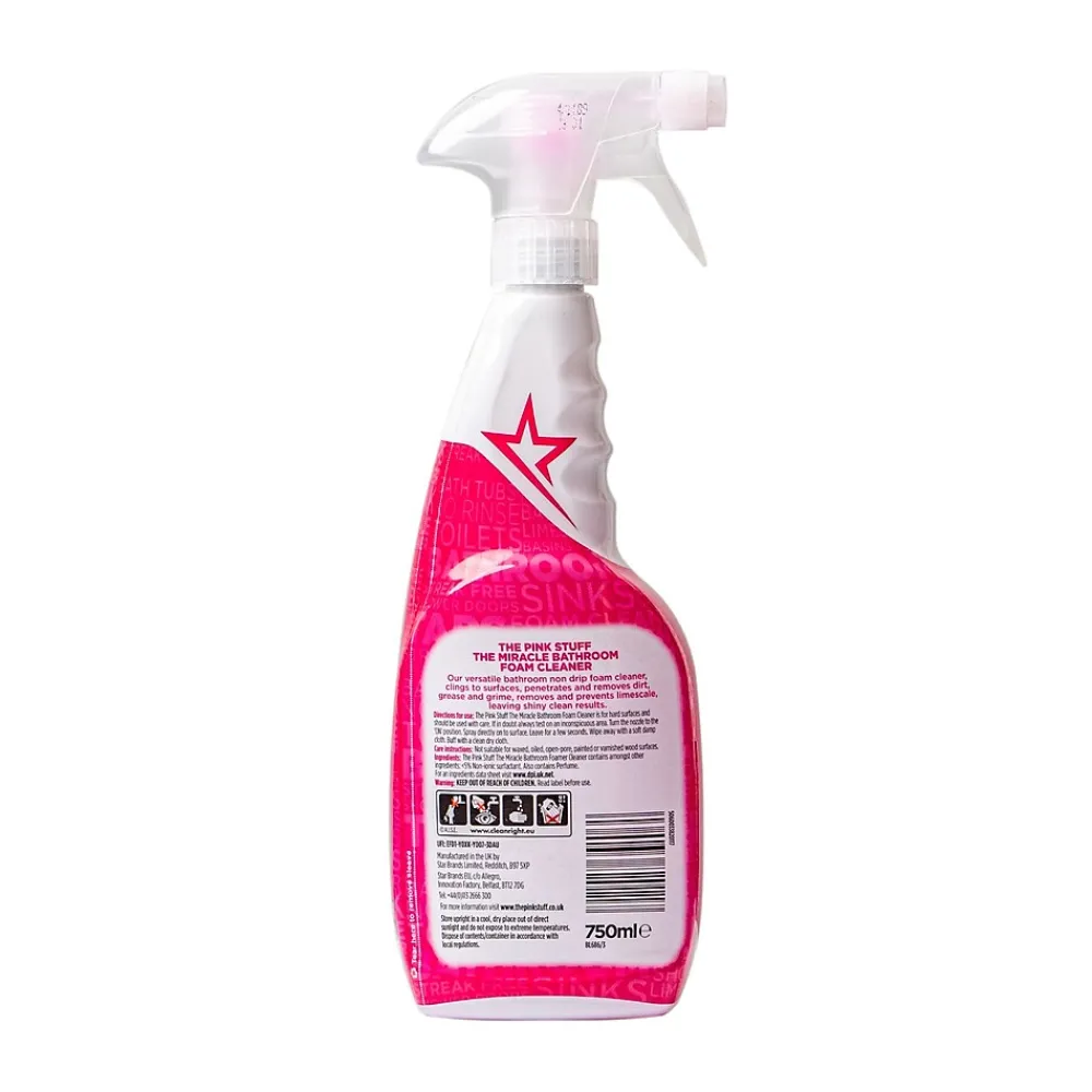 The Pink Stuff The Miracle Bathroom Foam Cleaner, 25.4 Oz. (82383)