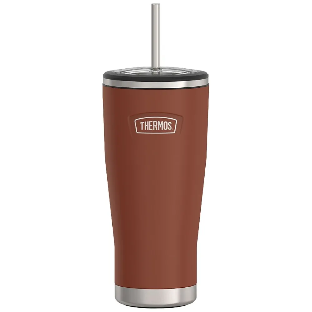 Thermos Icon Stainless Steel Vacuum Insulated, 24 oz., Saddle, (THRIS1112SD4)