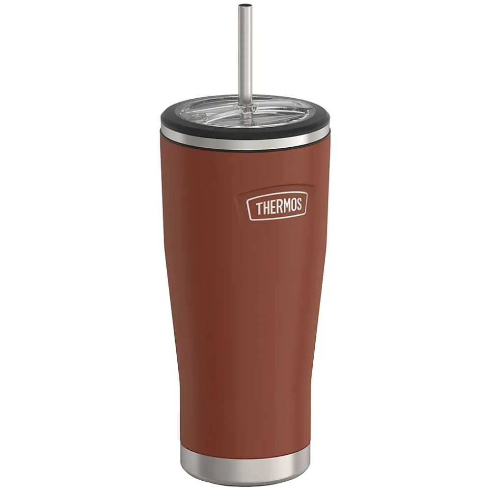 Thermos Icon Stainless Steel Vacuum Insulated, 24 oz., Saddle, (THRIS1112SD4)