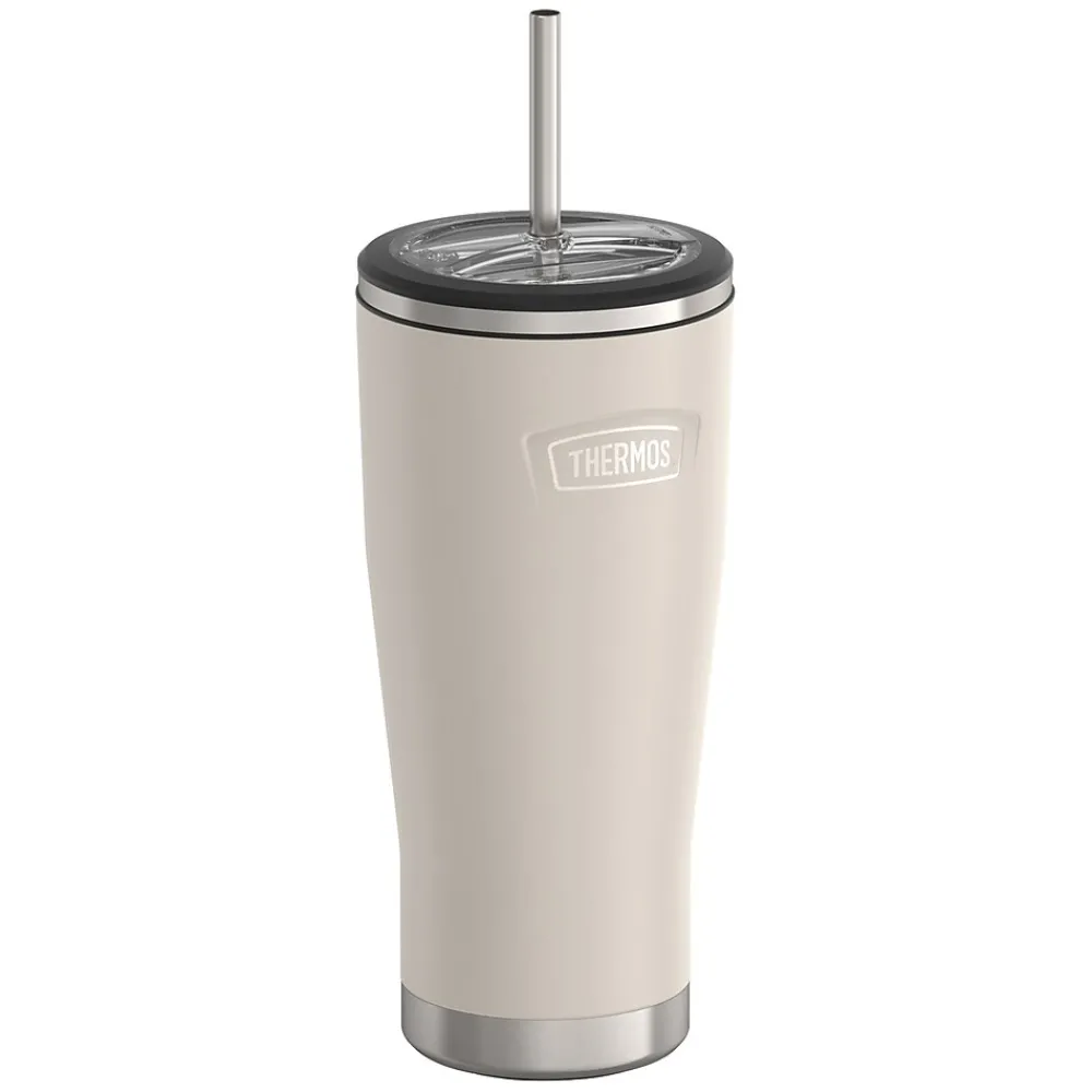 Thermos Icon Stainless Steel Vacuum Insulated, 24 oz., Sandstone, (THRIS1112SN4)