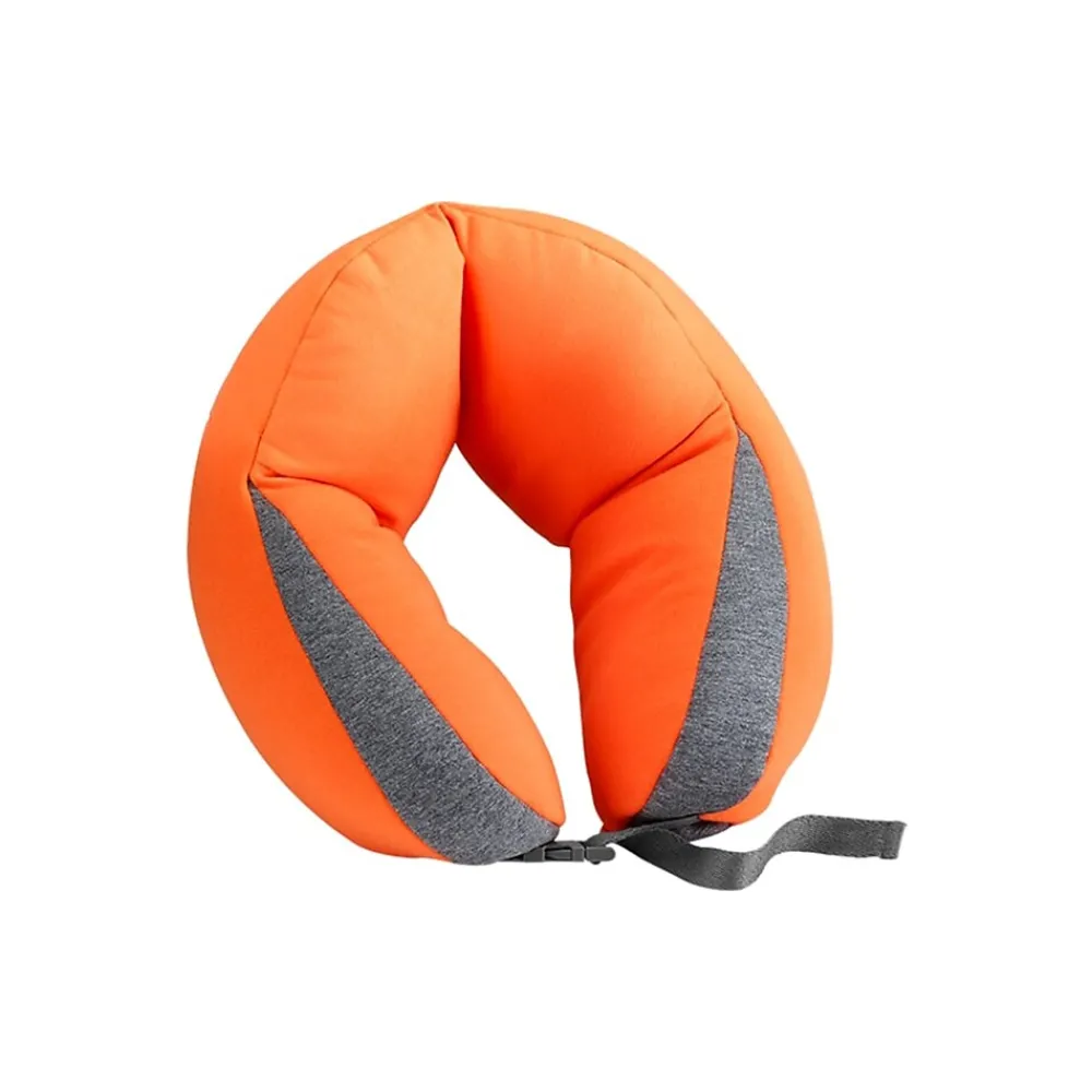 Travel Smart Cotton Microbead Neck/Back Pillow, Orange, 13.5" (TS49XR)