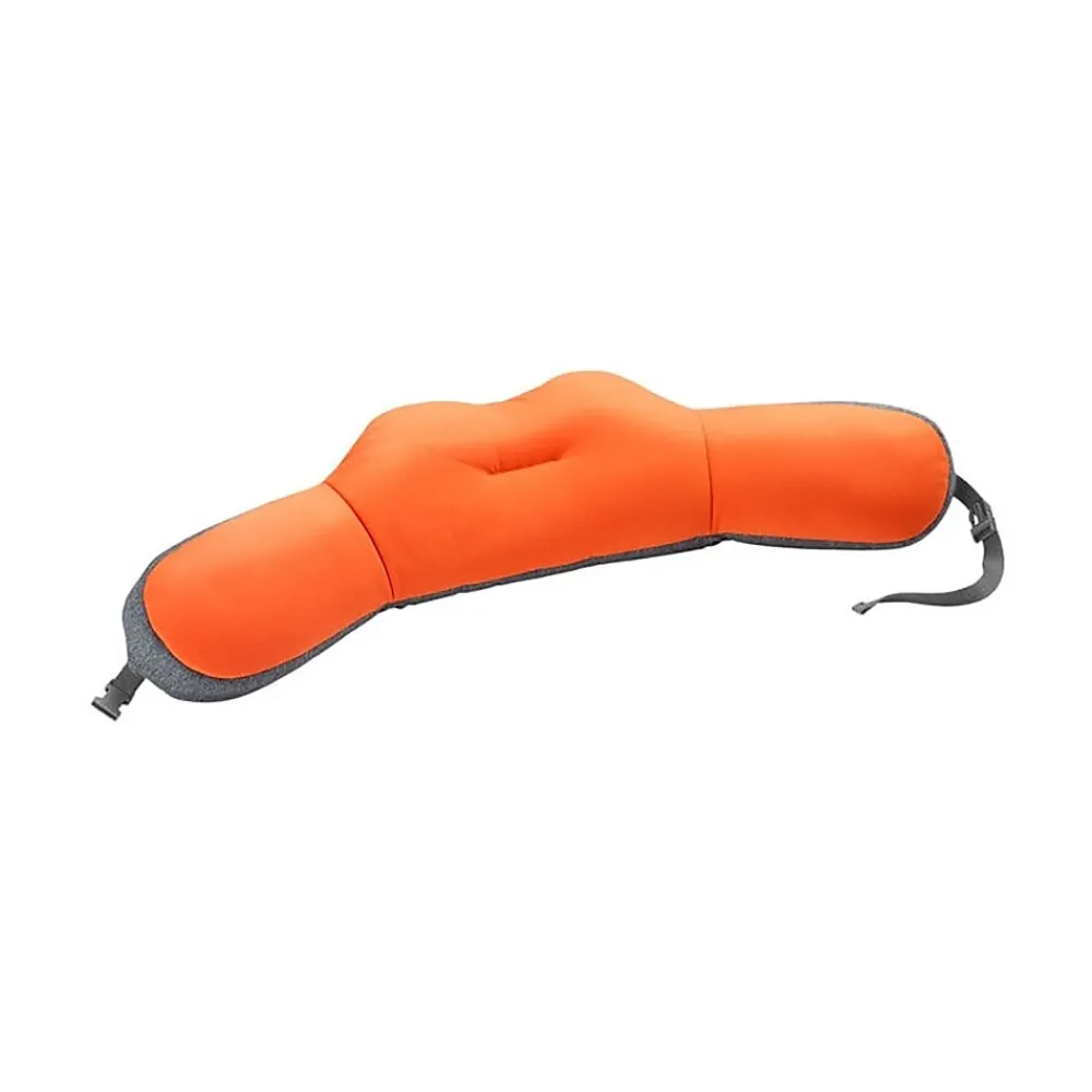 Travel Smart Cotton Microbead Neck/Back Pillow, Orange, 13.5" (TS49XR)