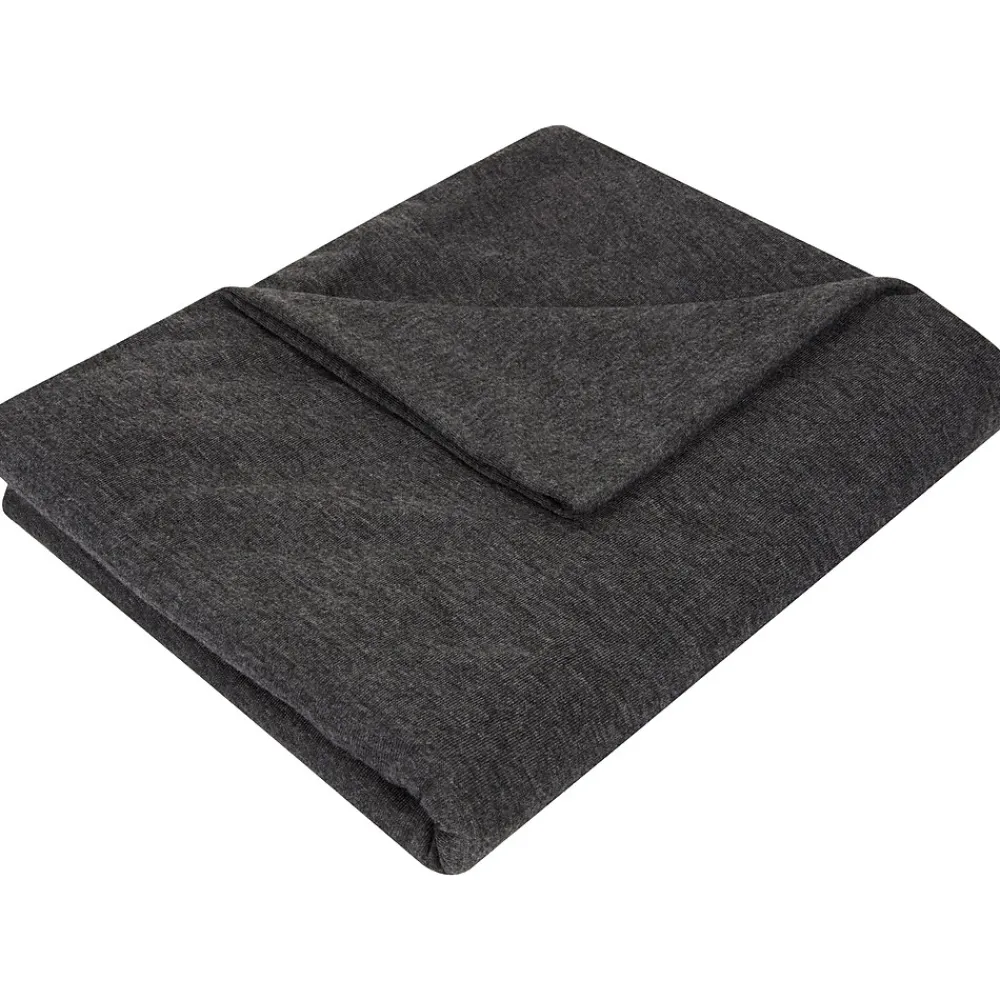 Travelon Fabric Travel Blanket, 60", Gray Heather (13514-51T)