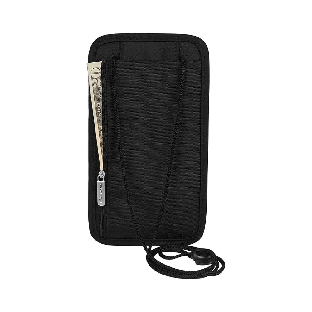 Travelon Polyester Passport Holder, Black (42763-500)